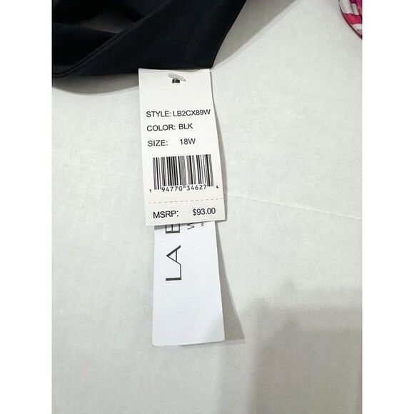 La Blanca Plus NWT Sz 18W Black Swimsuit Set - Picture 2 of 11